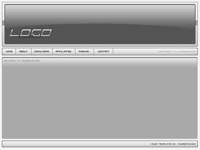 Webpage Layout Tutorial: Final Result (Click to enlarge)