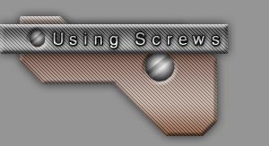 Using Screws Tutorial: Final Result