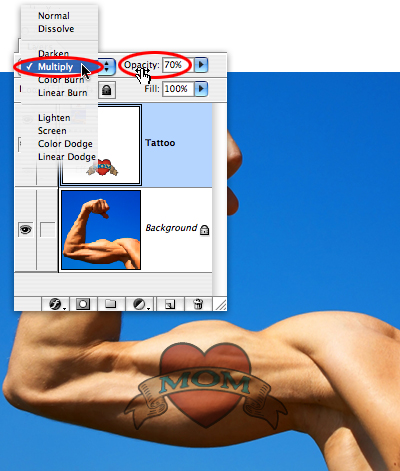Painless Tattoos Tutorial: Final Result