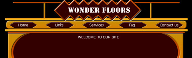 Unique Navigation Header Tutorial: Final Result