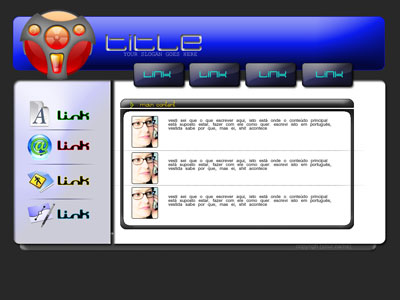 Simple Web Layout  Tutorial: Final Result (Click to enlarge)