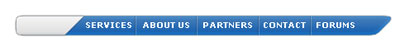 Clean Blue Menu  Tutorial: Final Result (Click to enlarge)