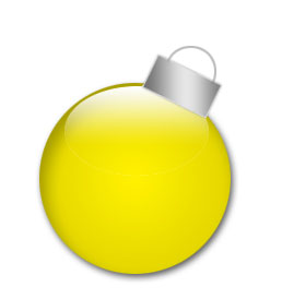 Christmas Tree Ornaments Tutorial: Final Result