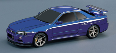 Car Cel-Shade Tutorial: Final Result (Click to enlarge)