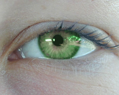 Replacing Eye Color Tutorial: Final Result