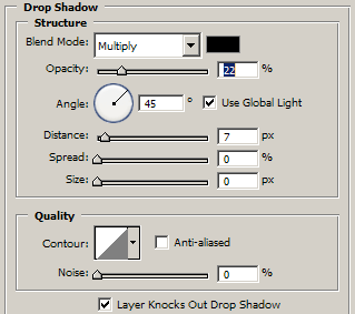 Drop shadow