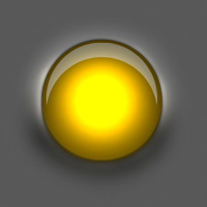 Glass Button Tutorial: Final Result