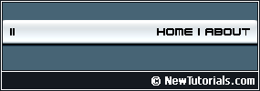 Navigation Bar Tutorial: Final Result