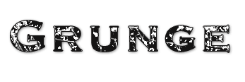 Grunge Text Tutorial: Final Result