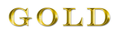 Gold Text Tutorial: Final Result