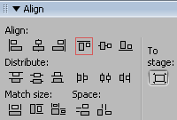 Align button