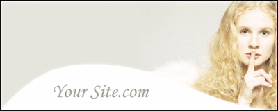 Angel Wings Header Tutorial: Final Result