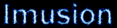 Blue Fiery Text