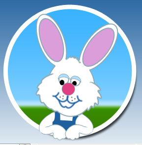 Drawing a Cartoon Bunny Tutorial: Final Result
