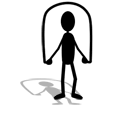 Creating and Animating Skipping Stick Man Tutorial: Final Result