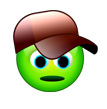 Creating a Smiley with a Cap Tutorial: Final Result