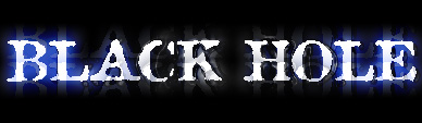 Black Hole Text Effect Tutorial: Final Result