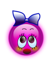 Creating a Girlie Smiley Tutorial: Final Result