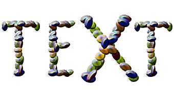 Colorful Beads Text Effect Tutorial: Final Result