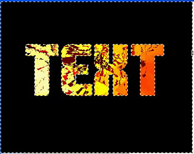 Broken Colored Glass Text Effect Tutorial: Final Result