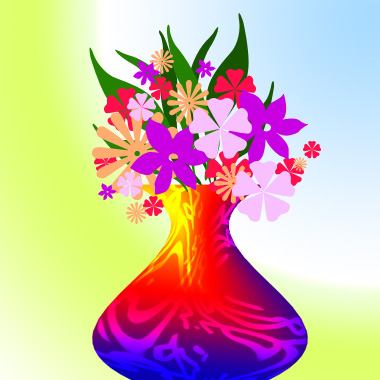 Nice Flower Picture on Creating A Flower Vase Drawing Techniques