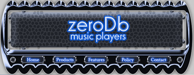 Music Site Navigation Header Tutorial: Final Result