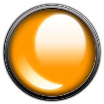 Orange Orb Tutorial: Final Result