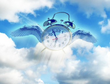 Time Flies Conceptual Graphic Tutorial: Final Result