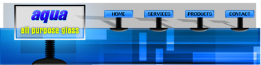 Computer Web Site Navigation Header Tutorial: Final Result