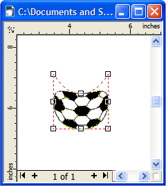Deflate A Soccer Ball Tutorial: Final Result