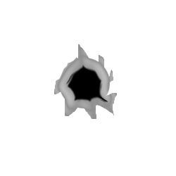 Bullet Holes Tutorial: Final Result