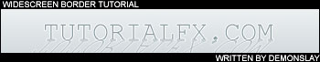 Widescreen Border Tutorial: Final Result