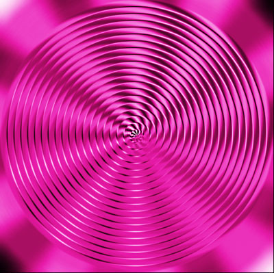 Shiny Metal Circles Tutorial: Final Result (Click to enlarge)