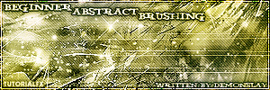 Beginner Abstract Brushing Tutorial: Final Result