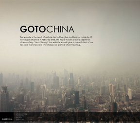 Go To China (click for more details)
