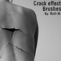 crack effect brushes