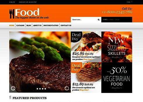 Food Store Responsive Shopify Theme