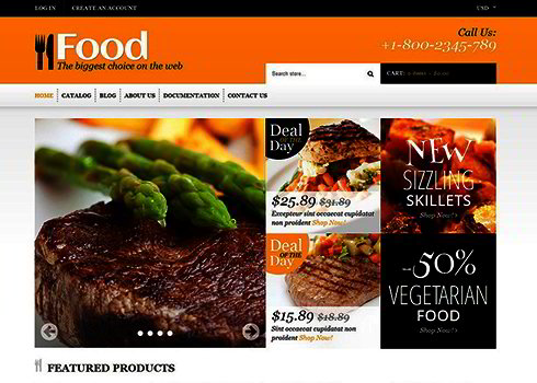 Food Store Responsive Shopify Theme