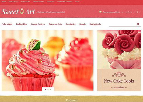 Sweet Shop Responsive OpenCart Template