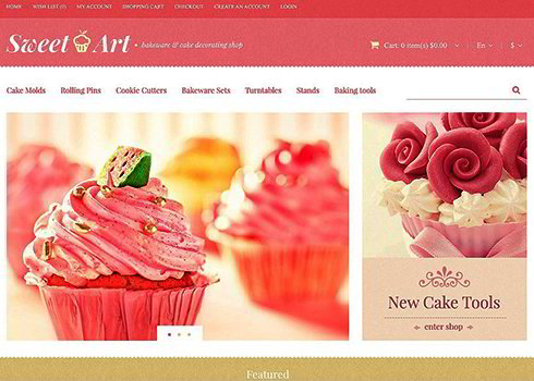 Sweet Shop Responsive OpenCart Template