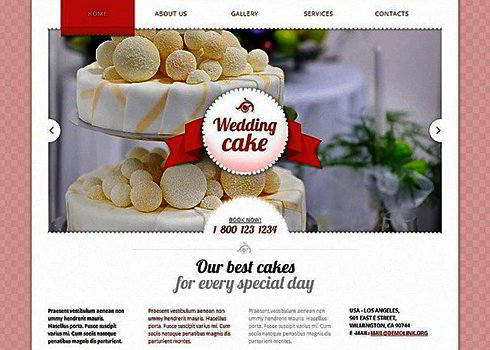 Wedding Moto CMS HTML Template
