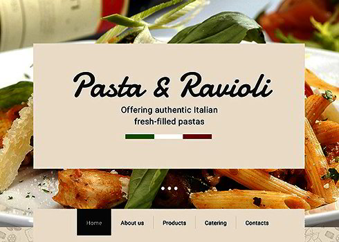 Food & Drink Website Template