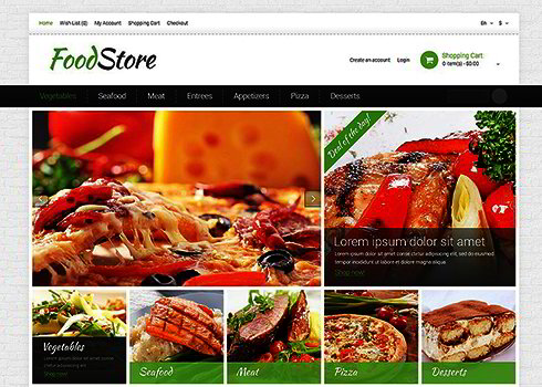Food & Drink OpenCart Template