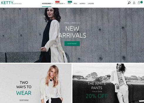 Ketty Clothing Magento Theme