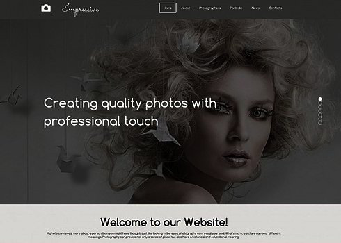 Photographer Portfolio Responsive Photo Gallery Template