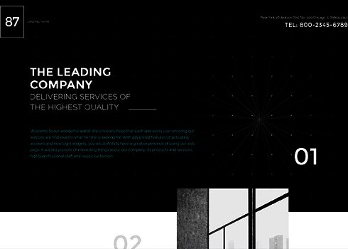 Business Responsive Landing Page Template