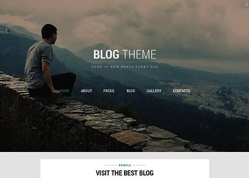 Blog Theme Joomla Template