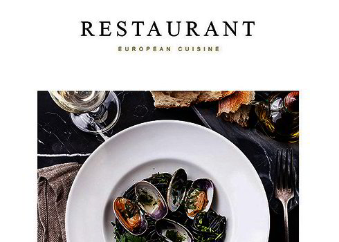 European Restaurant Responsive Newsletter Template
