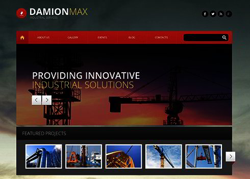 Industrial Corporation WP Theme