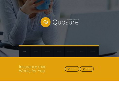 Insurance Moto CMS3 Template